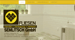 Desktop Screenshot of fliesen-semlitsch.at